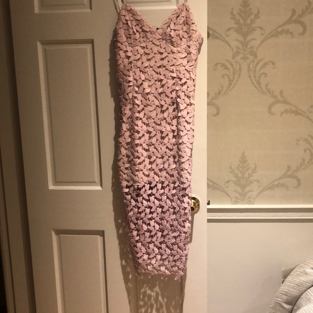 Bardot Flower lace dress